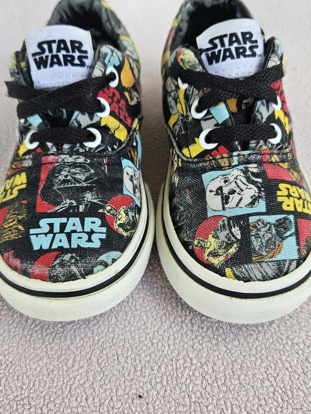 Vans x Star Wars Era Classic Repeat Sneaker SZ 7C Canvas Tie Low Top Han Solo